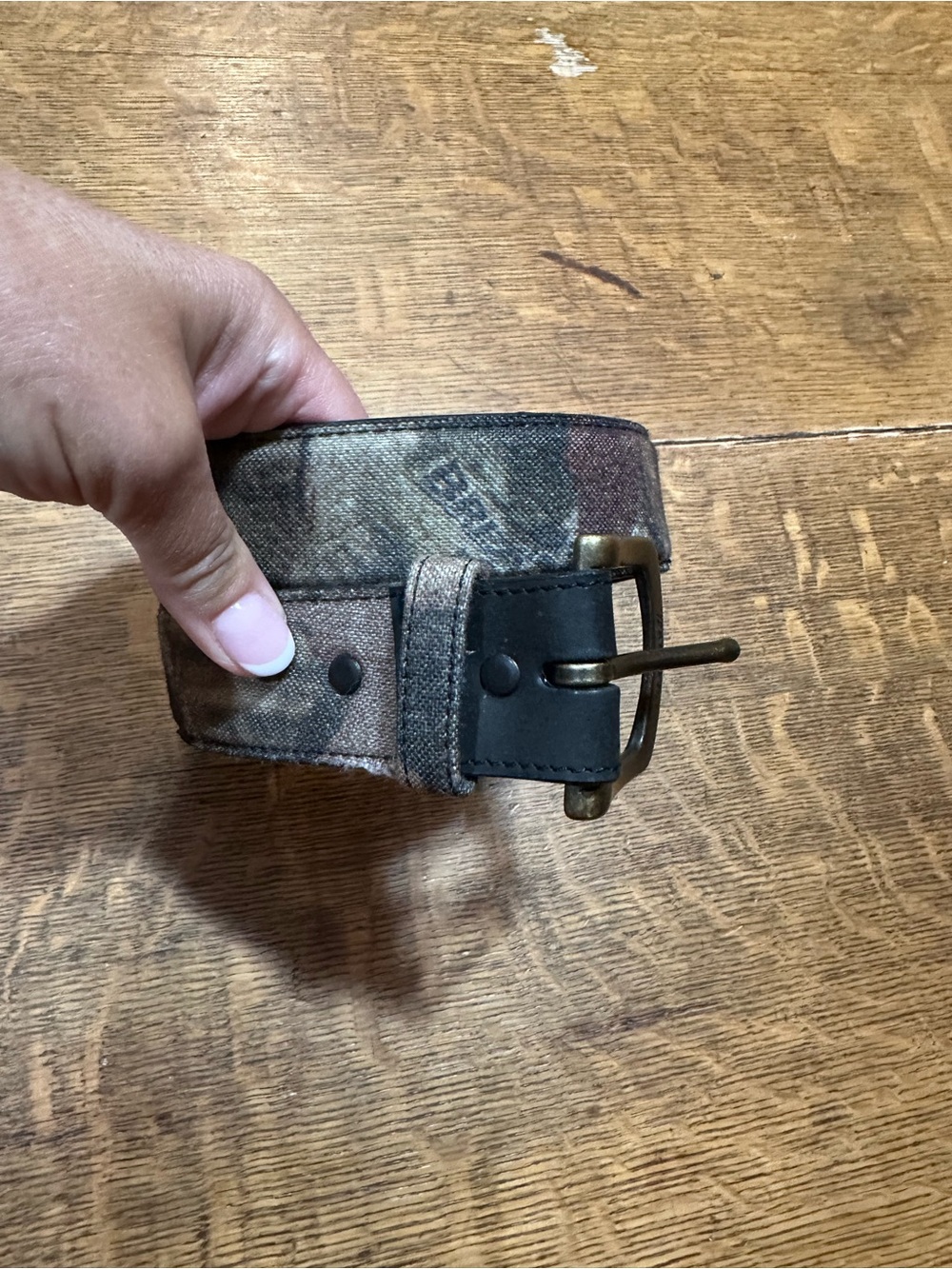 Rocky Mountain Men's Canvas/leather Belt sz 42